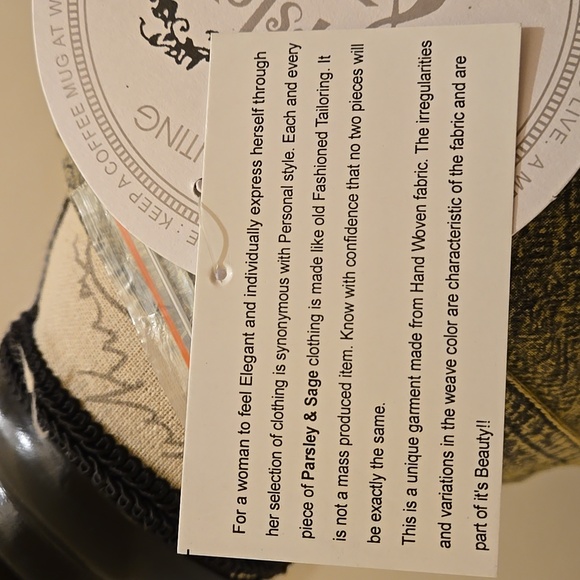 NWT Parsley & Sage gray fancy stitched blouse Sz 3X - Picture 7 of 9